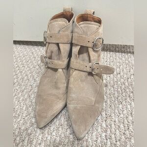Suede Allsaints booties